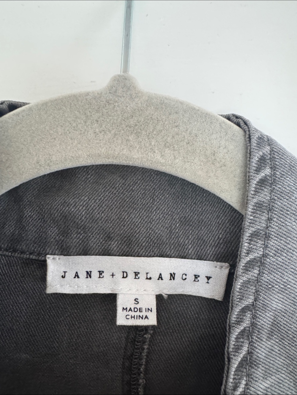 Jane and Delancey Washed Gray Utility Jacket - Picture 2 of 4